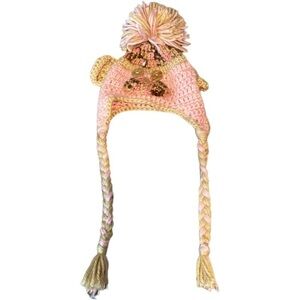 Hand made infant sock monkey hat